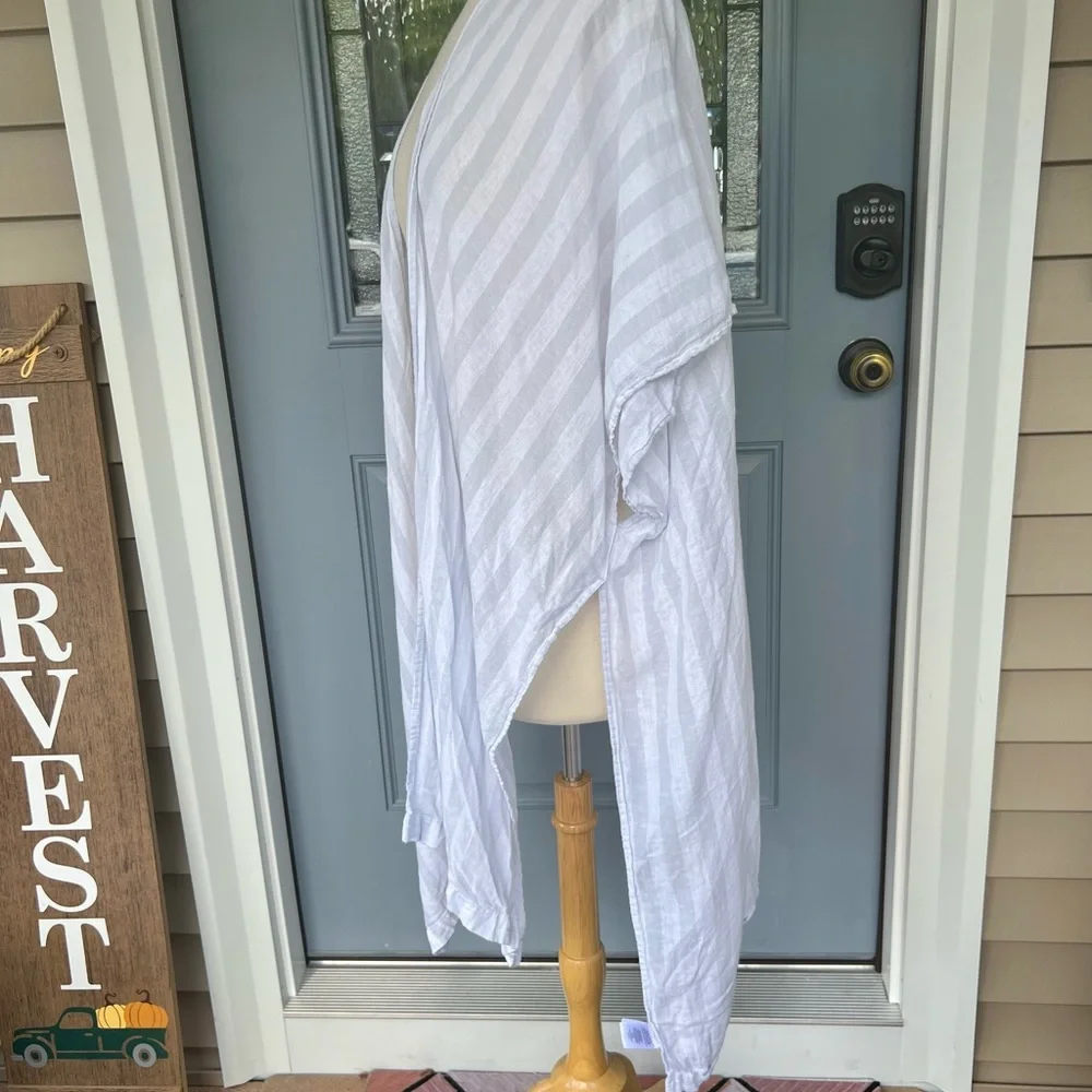 Cynthia Rowley Striped Kimono Cover-up